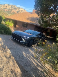 The only negative of this house is the steep driveway. Try as we might, we usually scraped the rental car coming and going