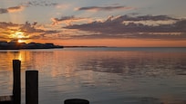 Sunset off the dock