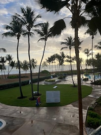 View from our balcony