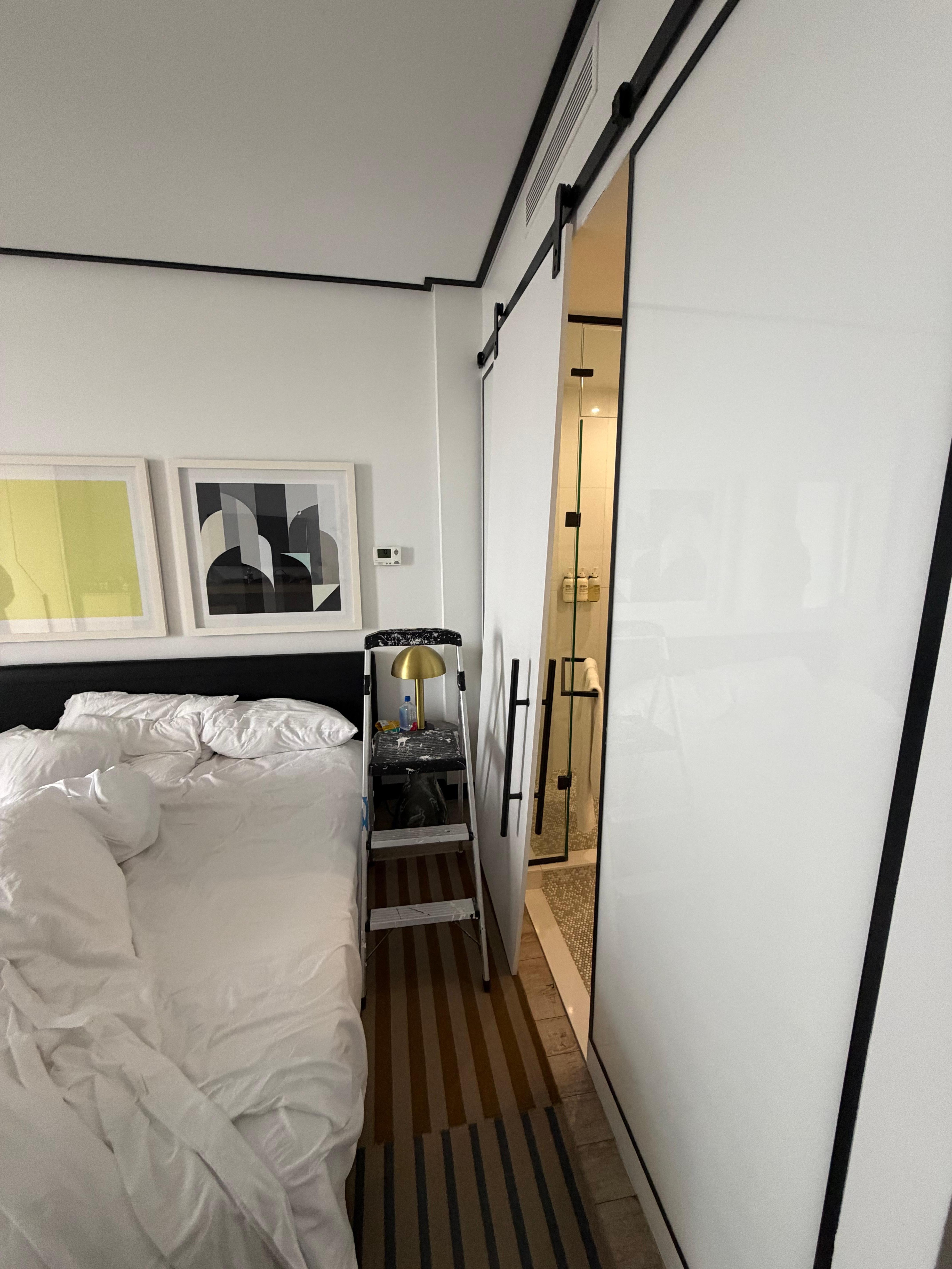 Bathroom door broken 