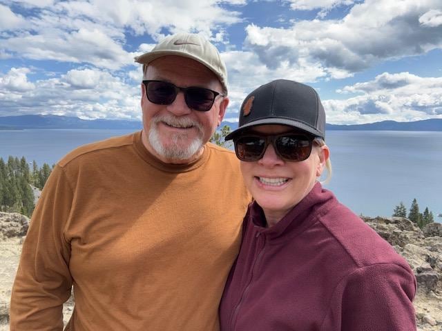 Rick & Mel on top of Eagle Rock.
