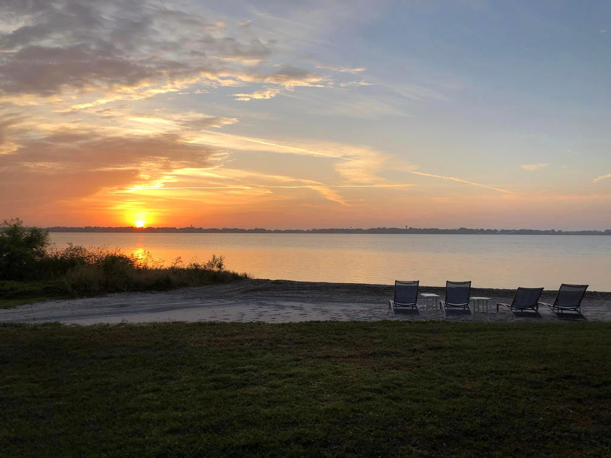 Sunrise at Clinch Lake