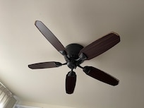 Dirty fan. Never cleaned since installed.