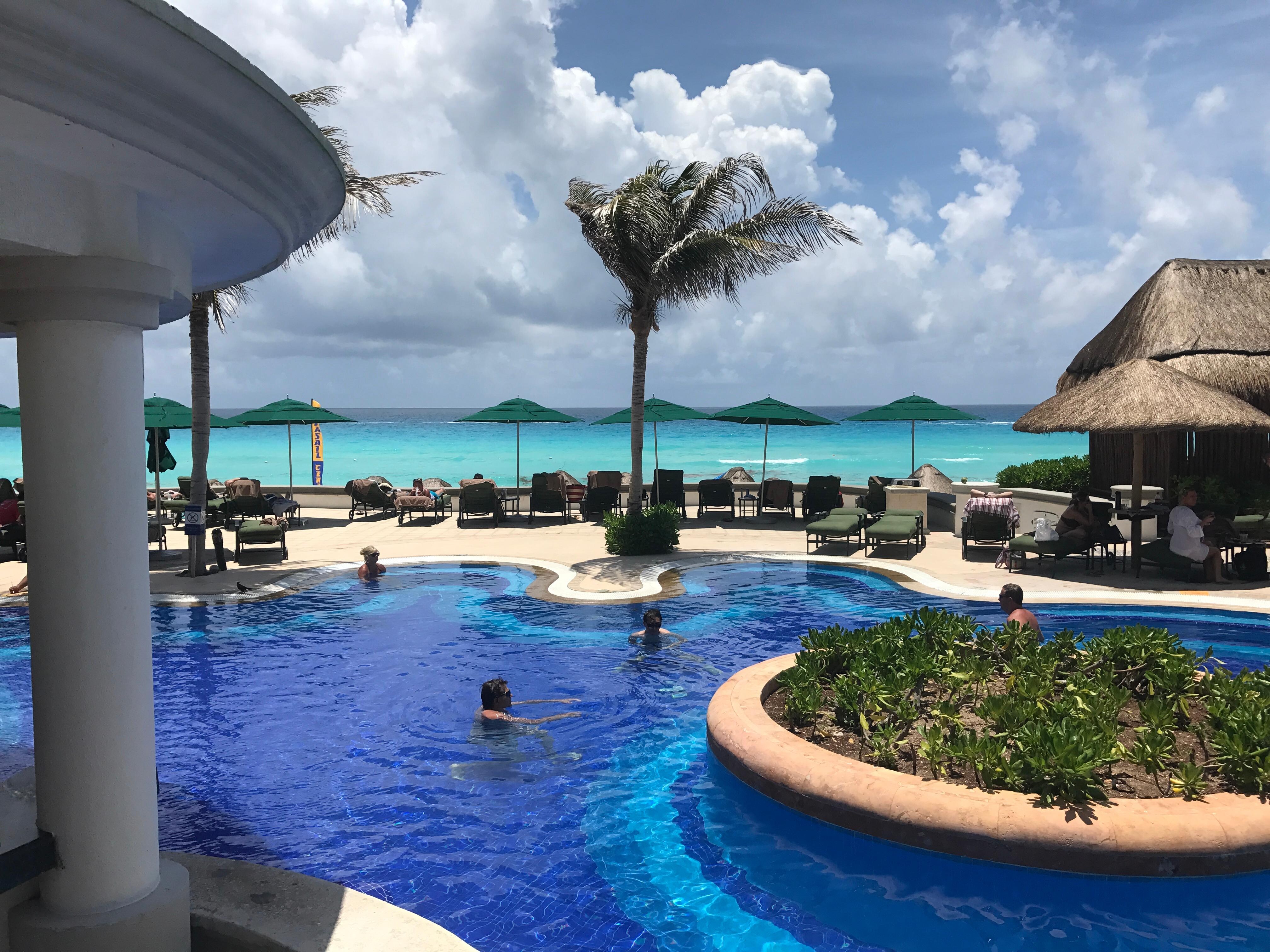 View from the pool.