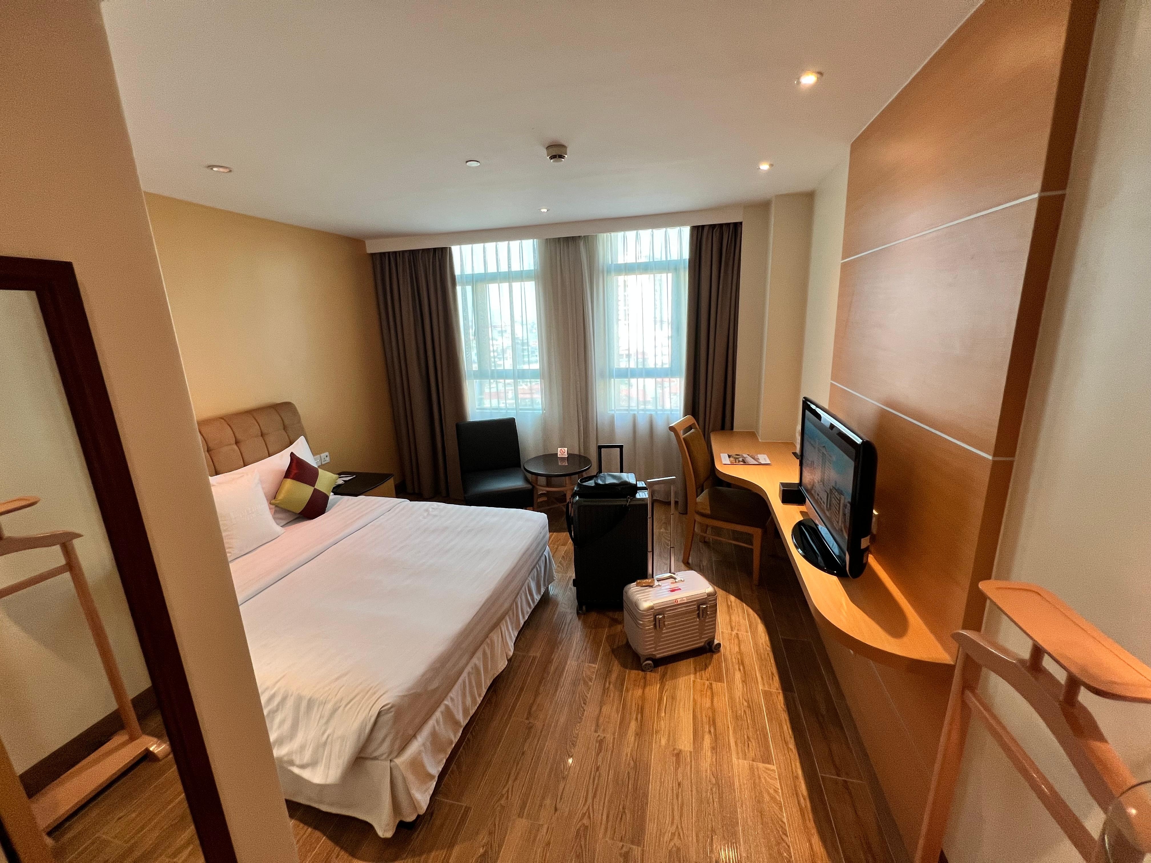 客室はと ても清潔です