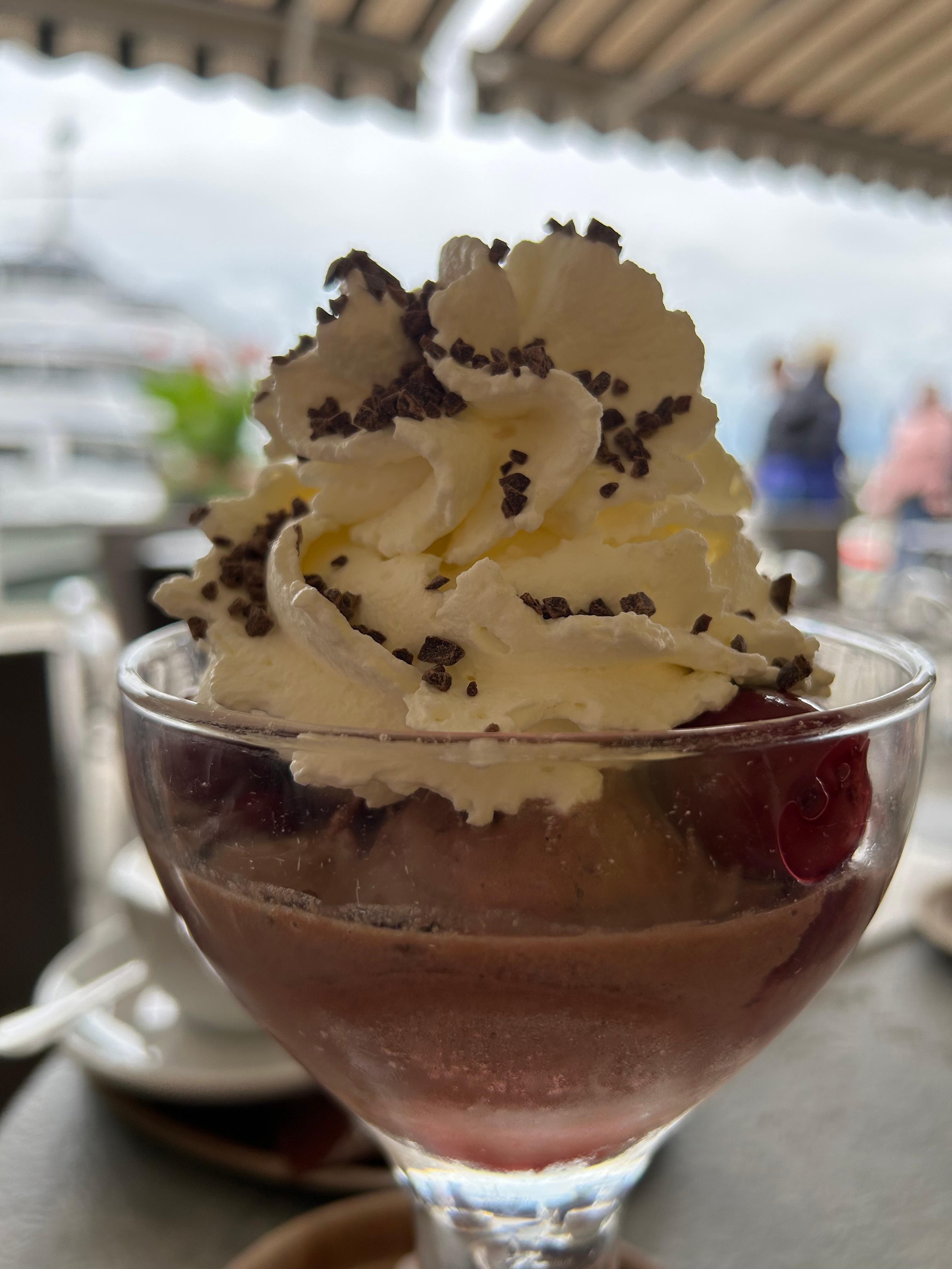 Ice cream from the parlour below