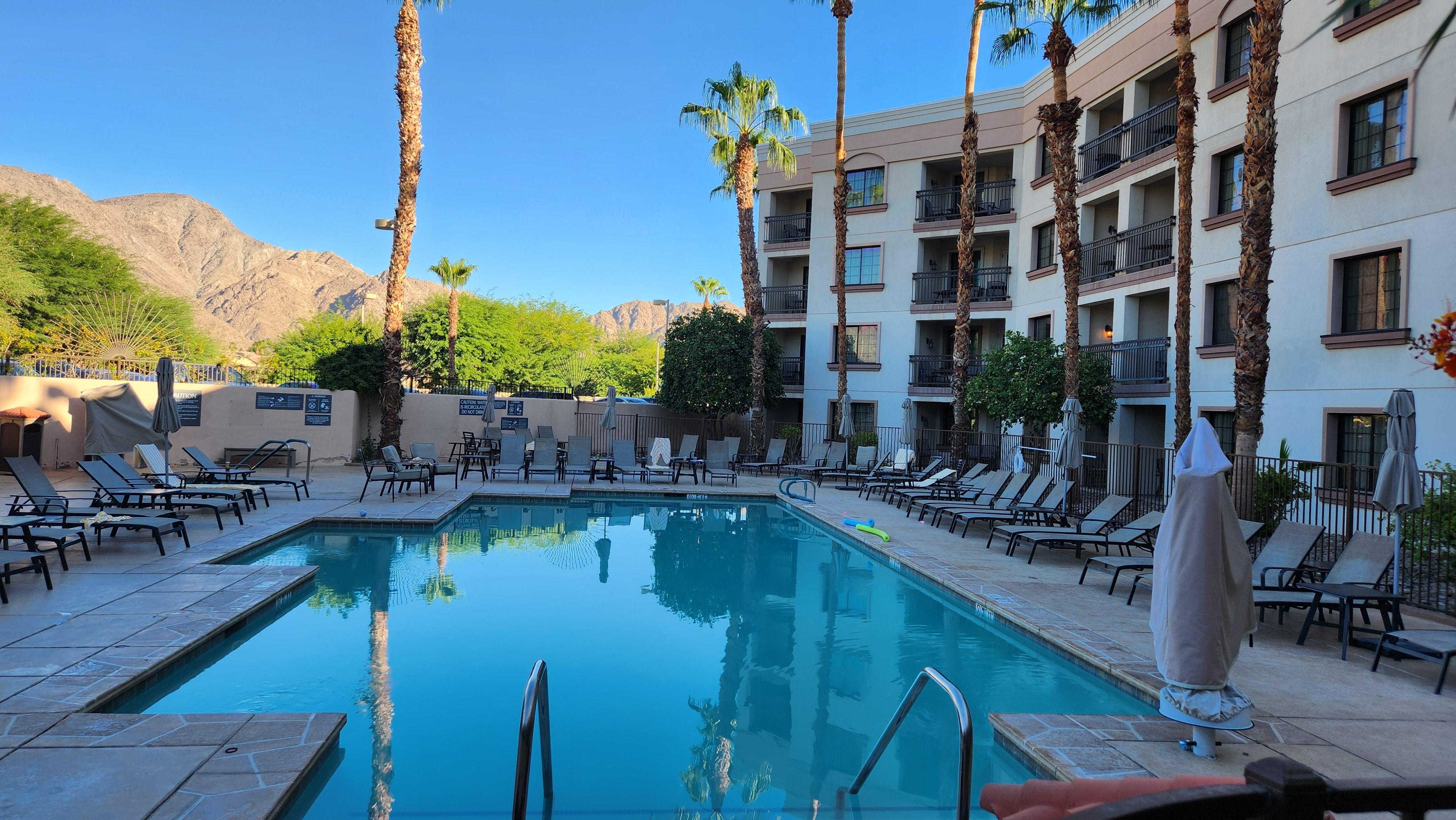 The nice quiet pool.