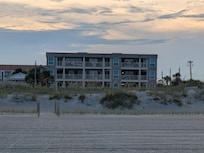 Complex from the beach