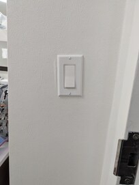The wall switch is exceedingly crooked. Expected more from this hotel line.