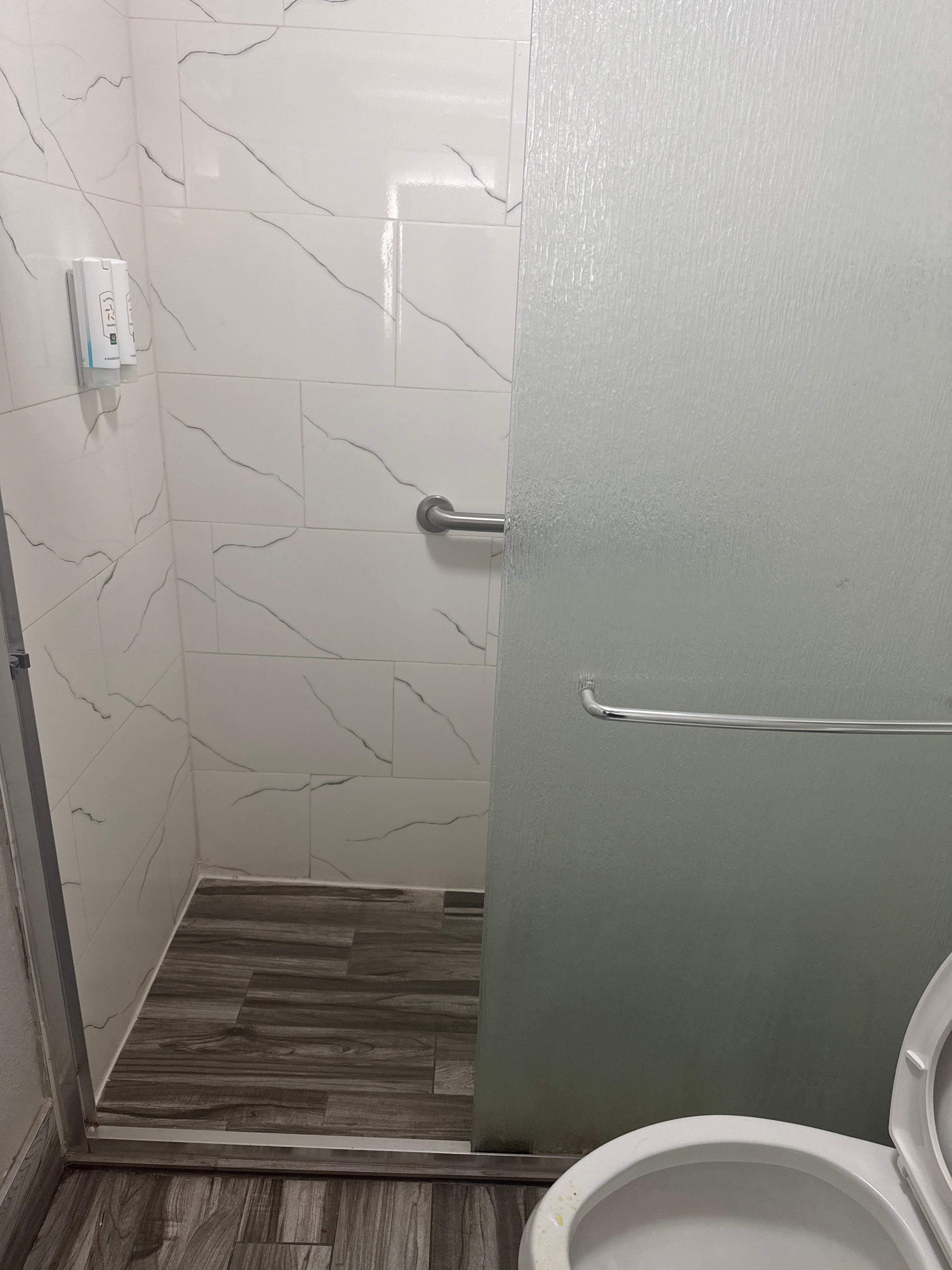 Walk in shower 