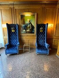 The waiting area