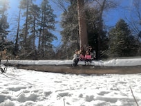 Backyard, making great family memories.