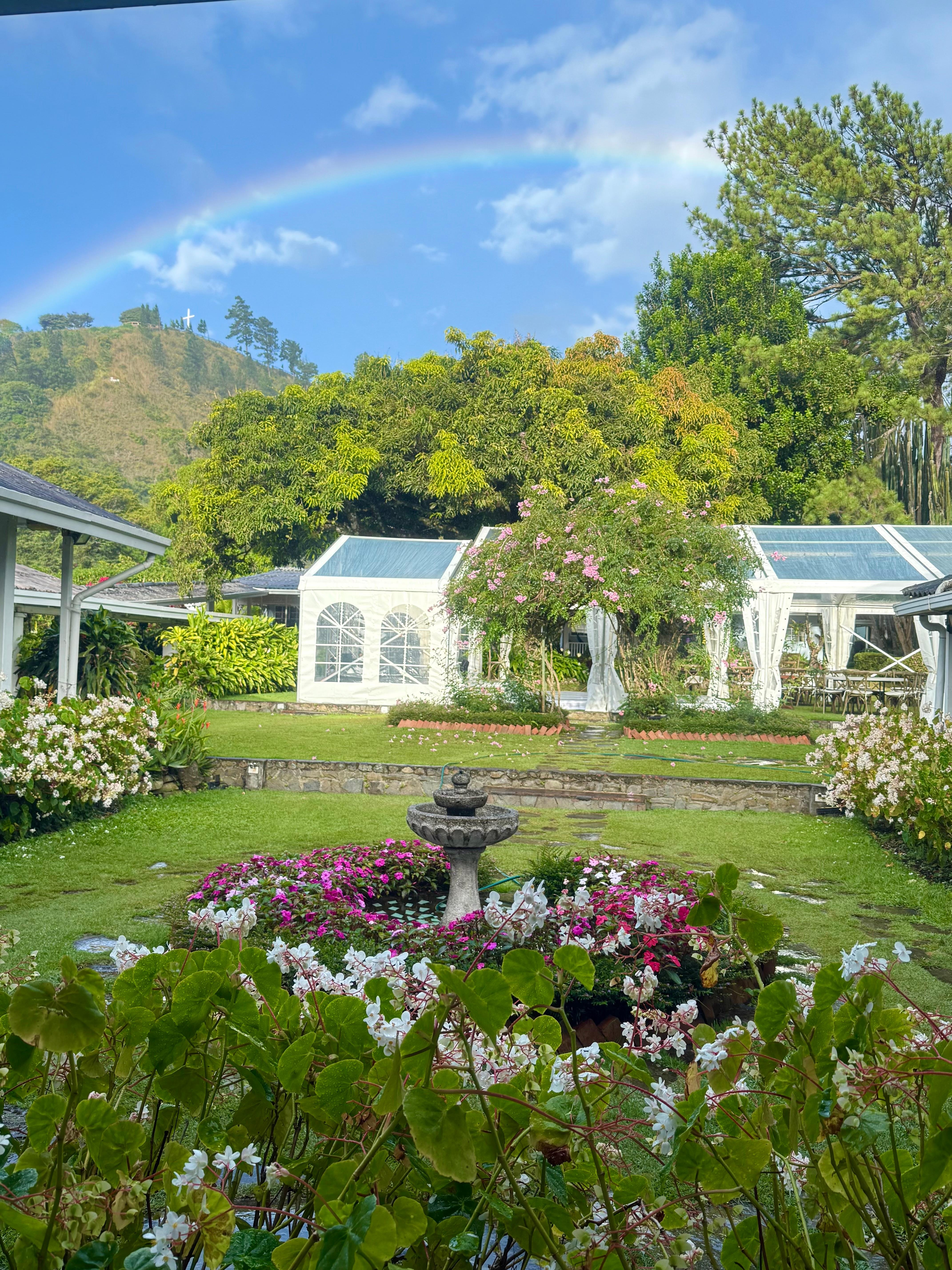 Internal patio + Rainbow
