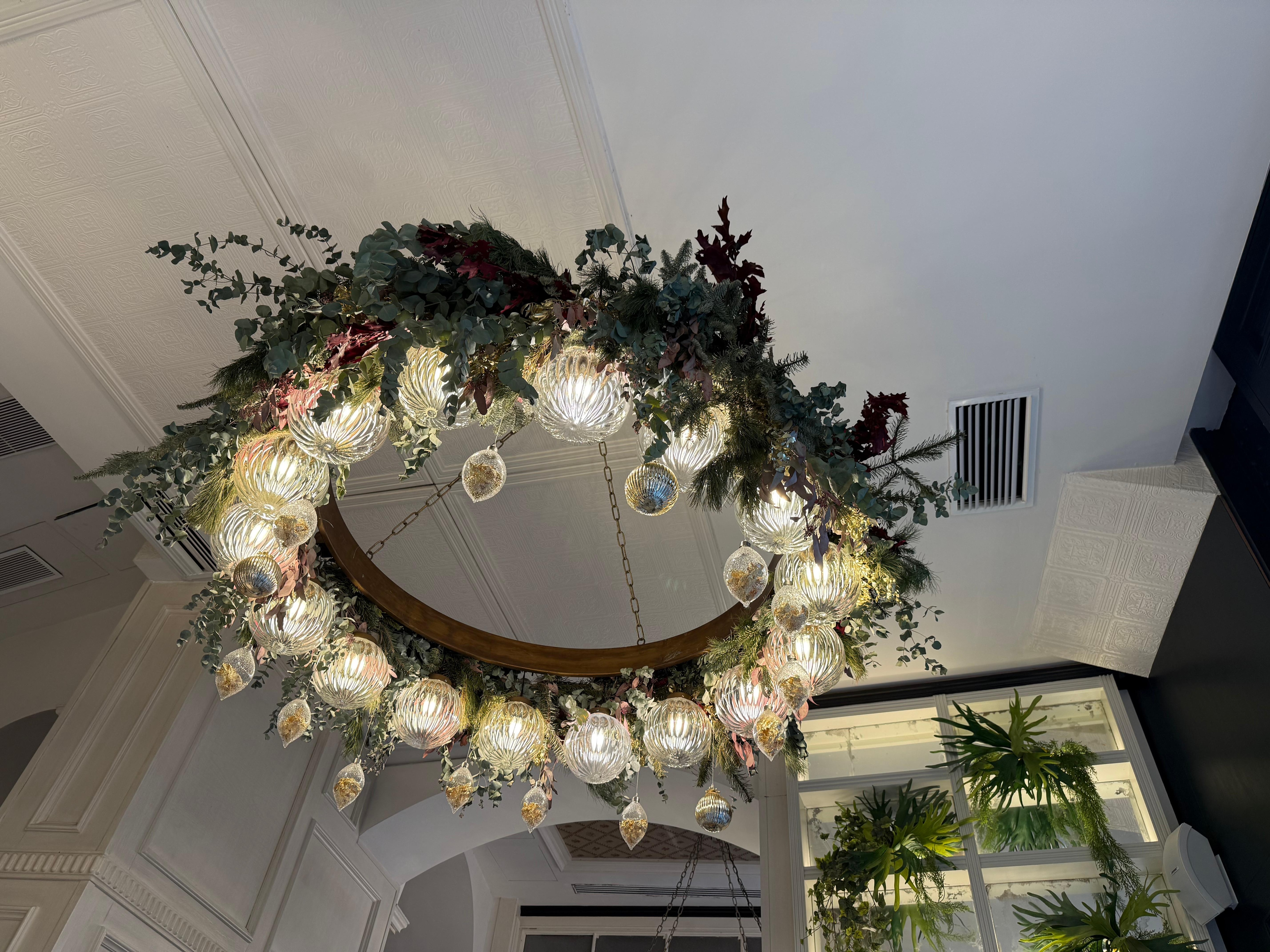 Festive lights downstairs 