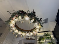 Festive lights downstairs