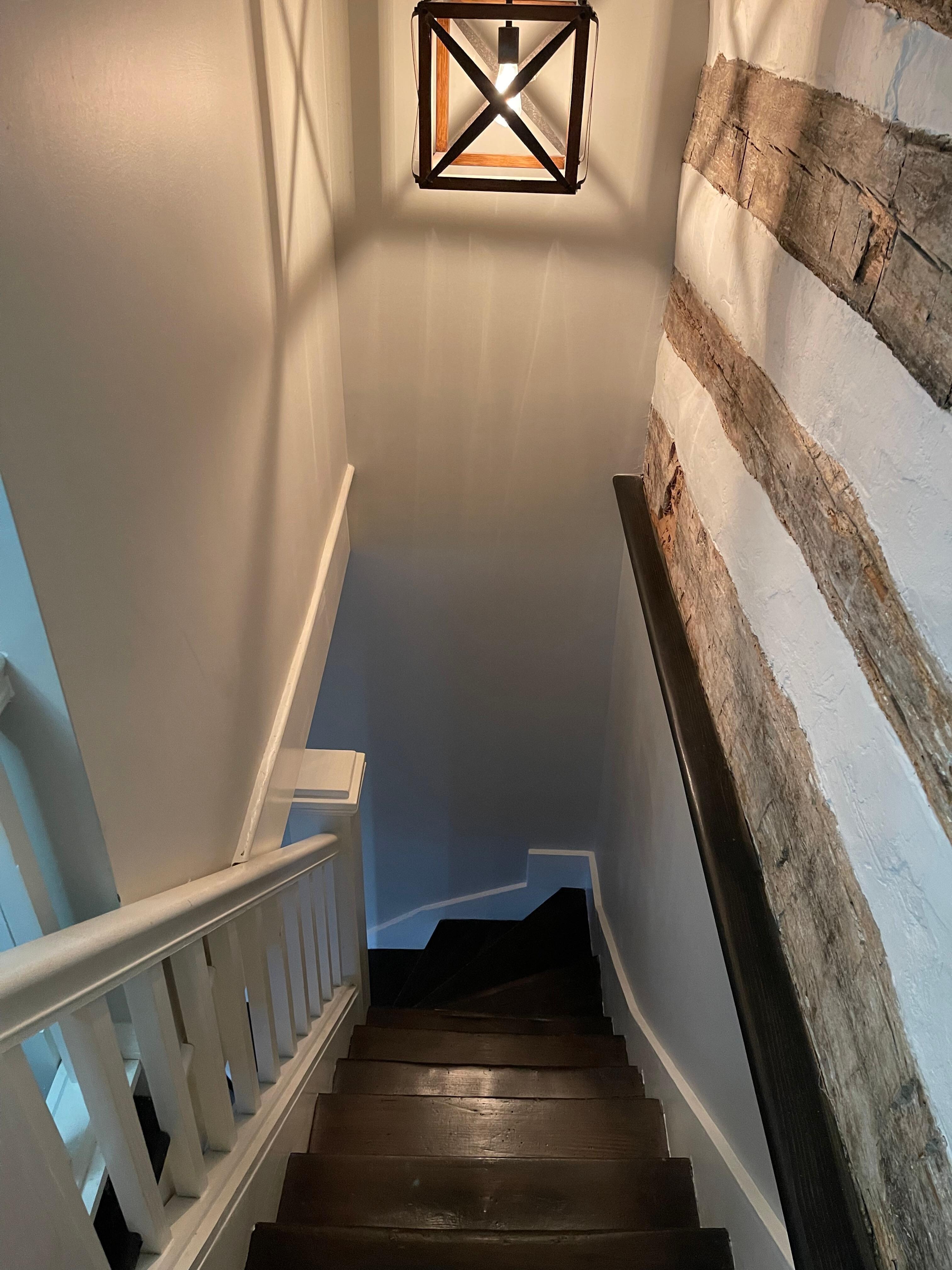 Stairs to the upper level