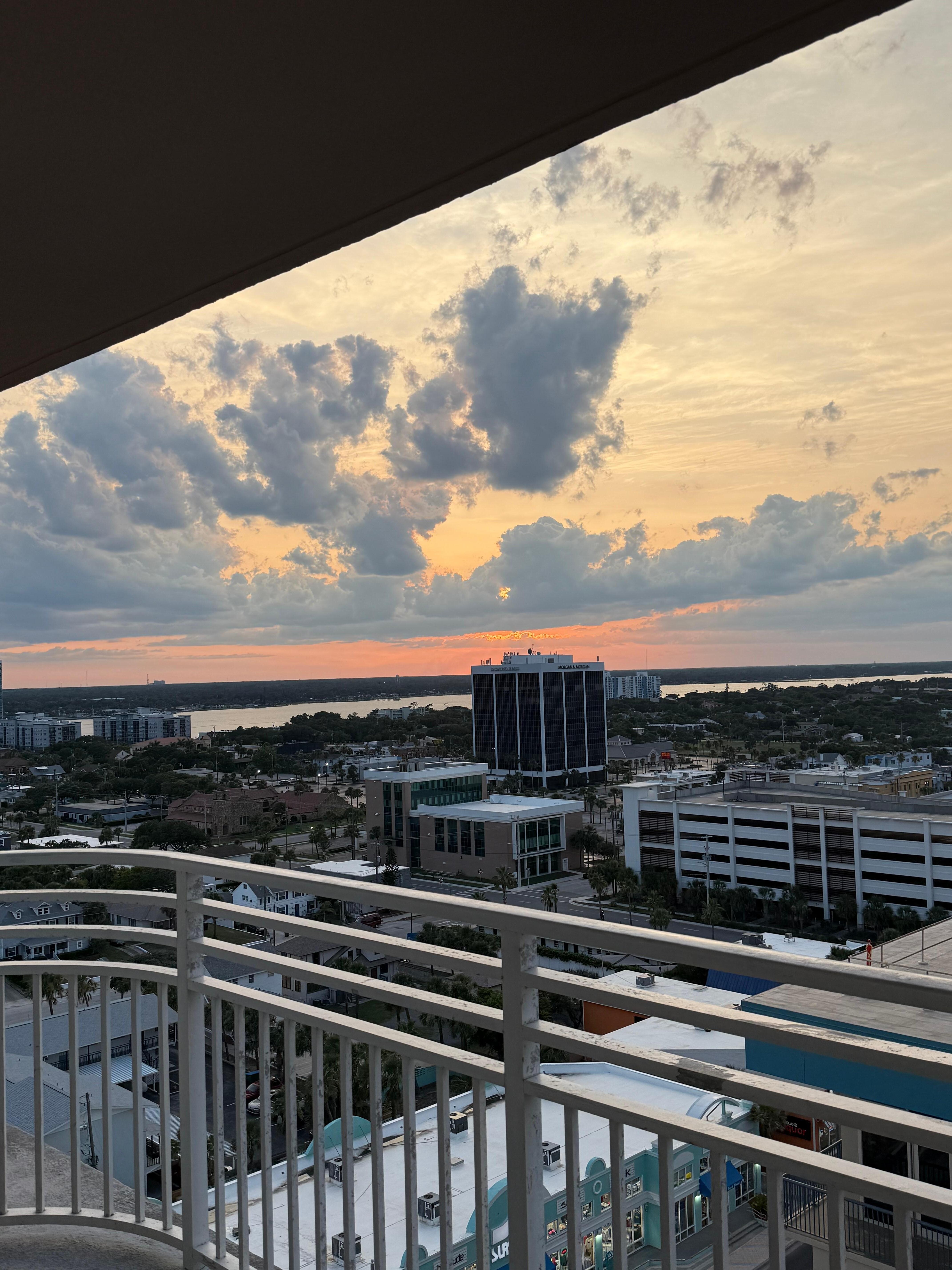 From our balcony