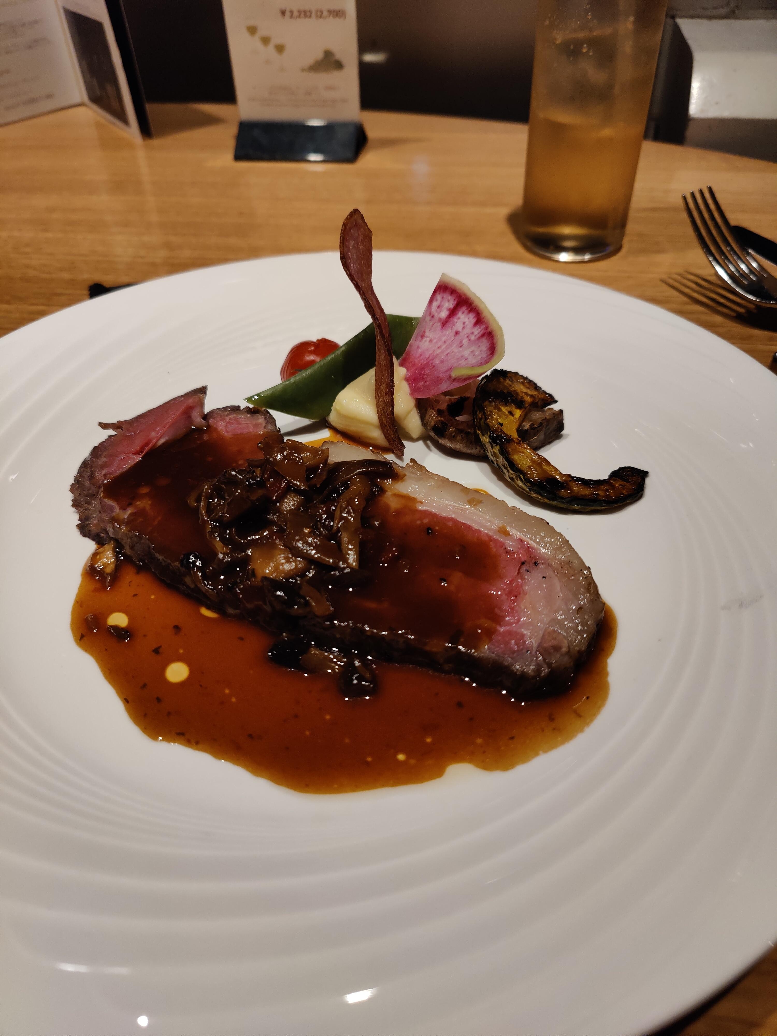 Essen abends im a la carte Restaurant 