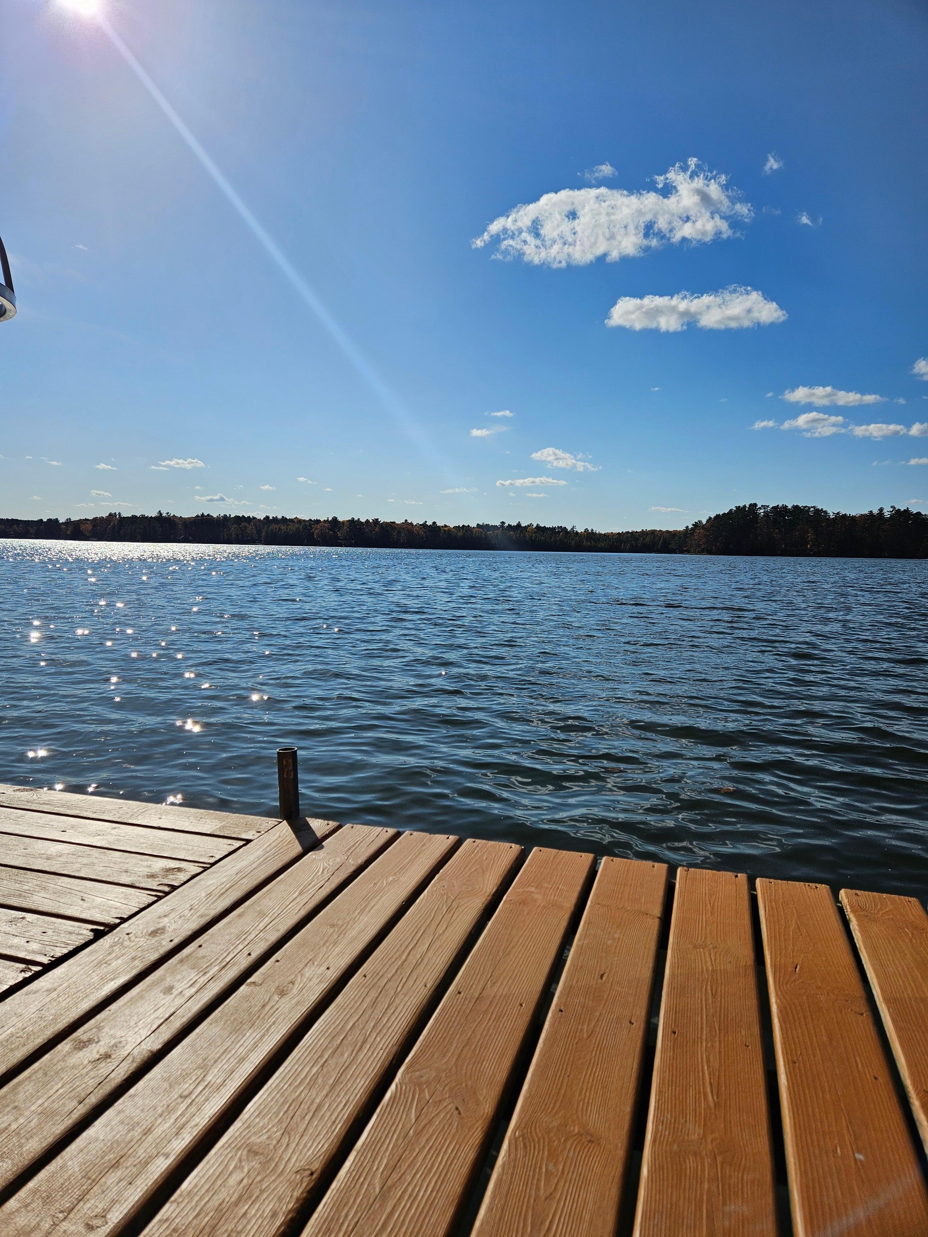 Afternoon relaxing on the dock. 