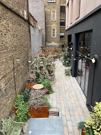 Outside courtyard area