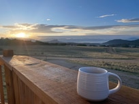 Morning view from deck.