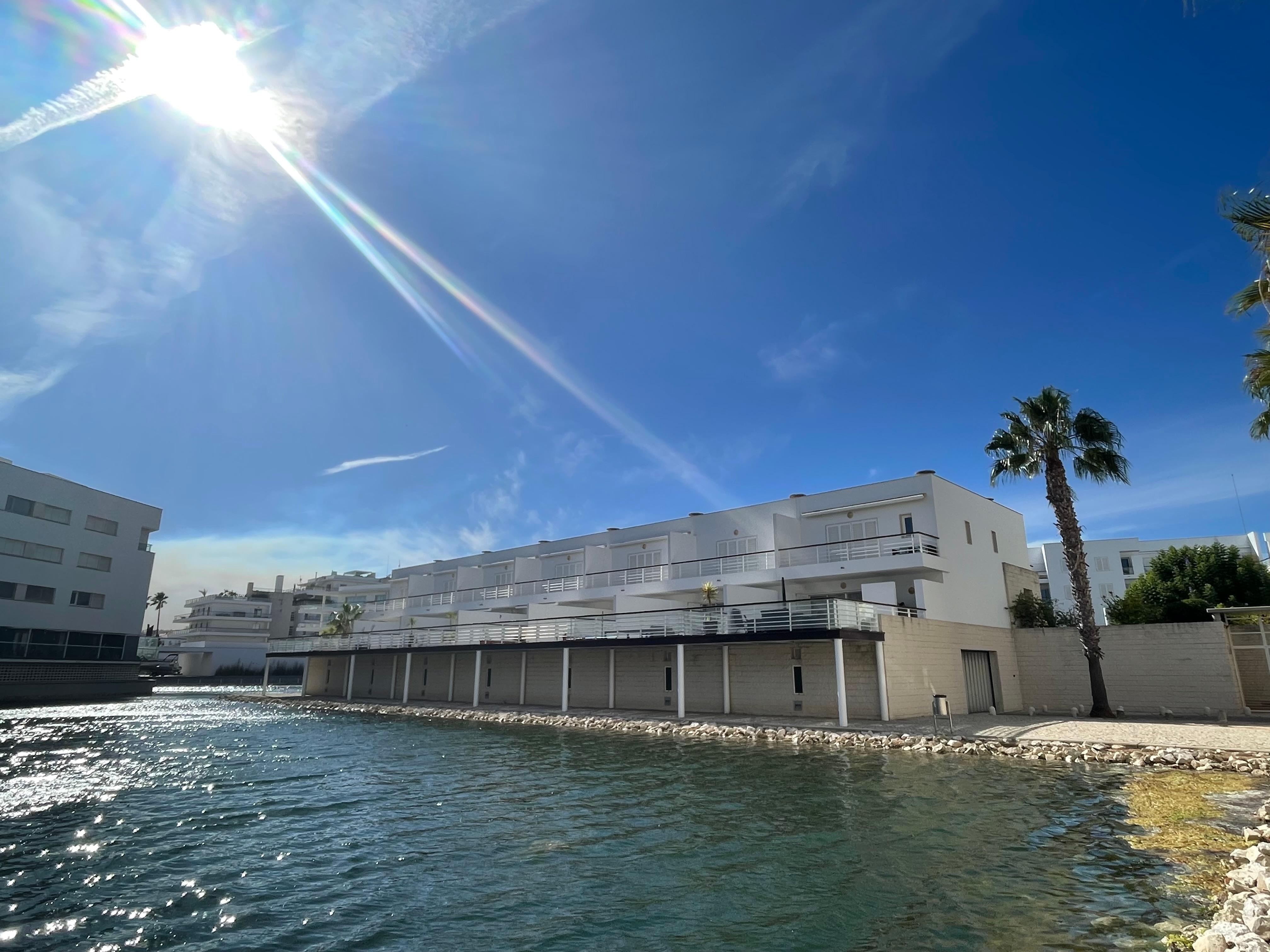 The rear of the property (first on the right)