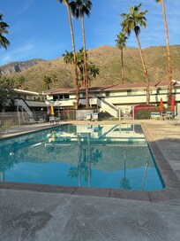 Most mornings we had a private heated pool