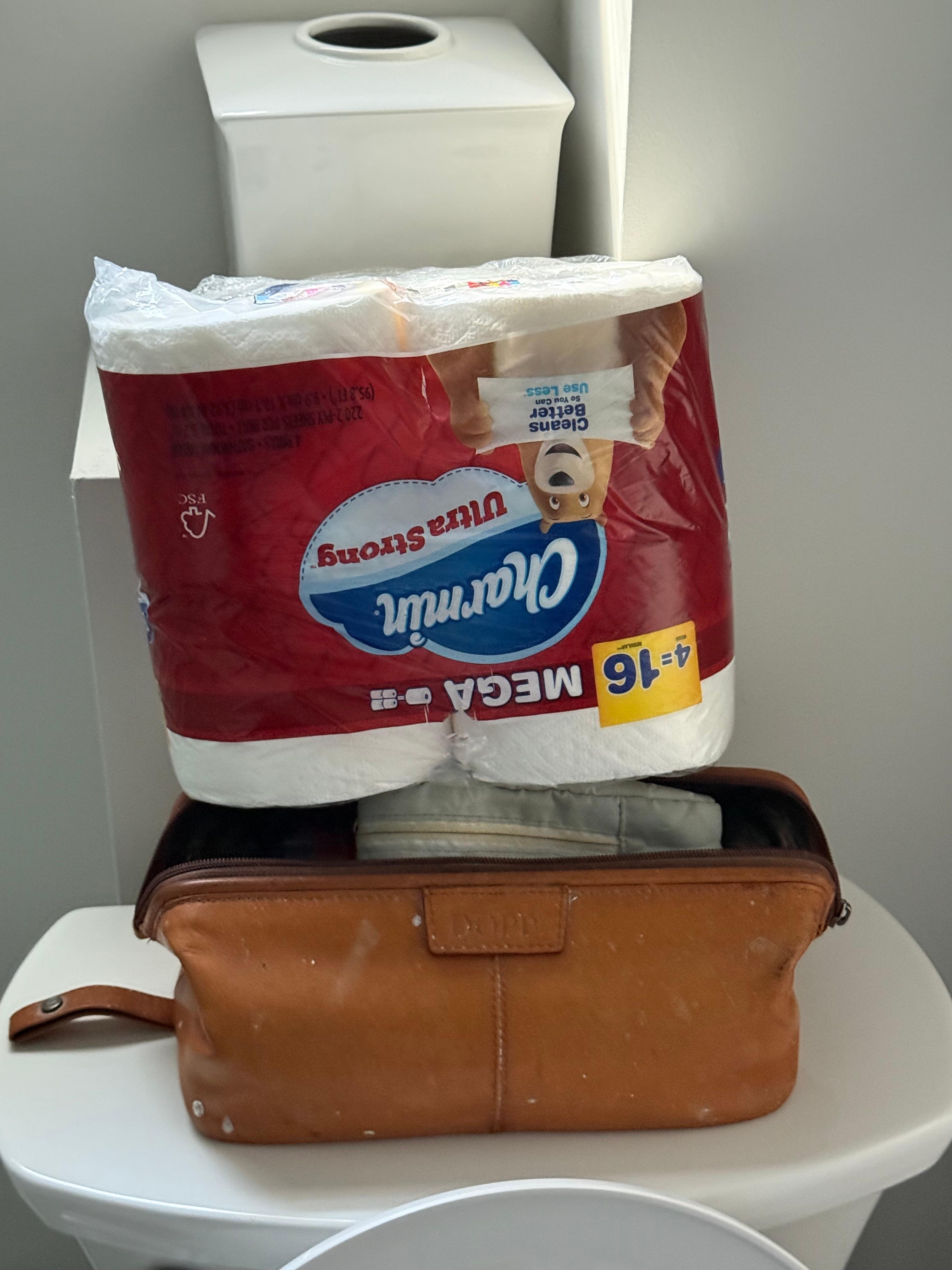 Had to run out and buy toilet paper because we had two rolls for 5 days