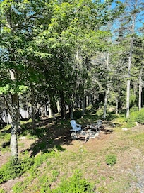 Backyard views from the deck