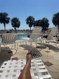 One of many close by pools
