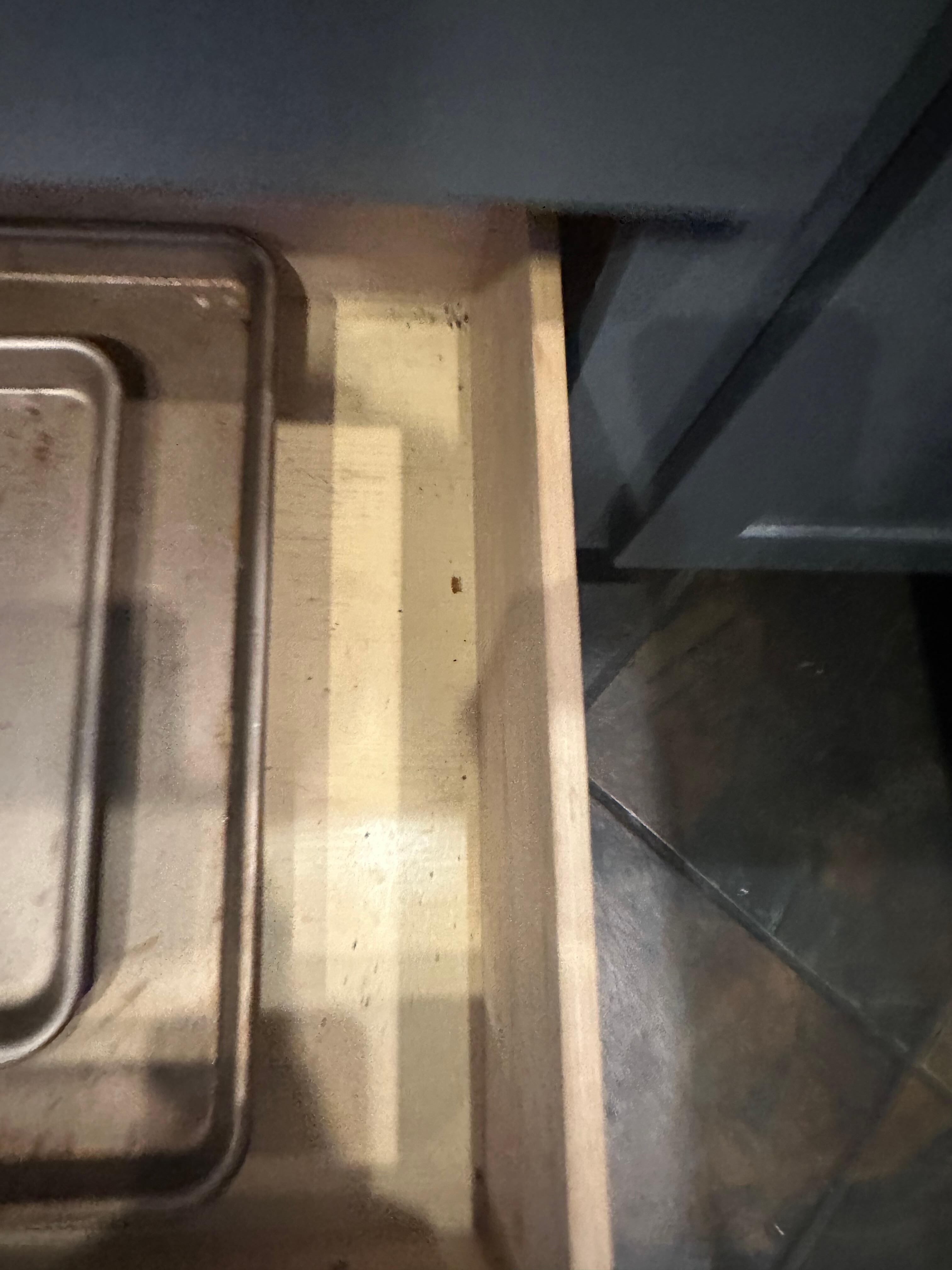 Dirt in drawers