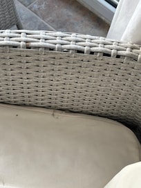 dirty chair in bedroom