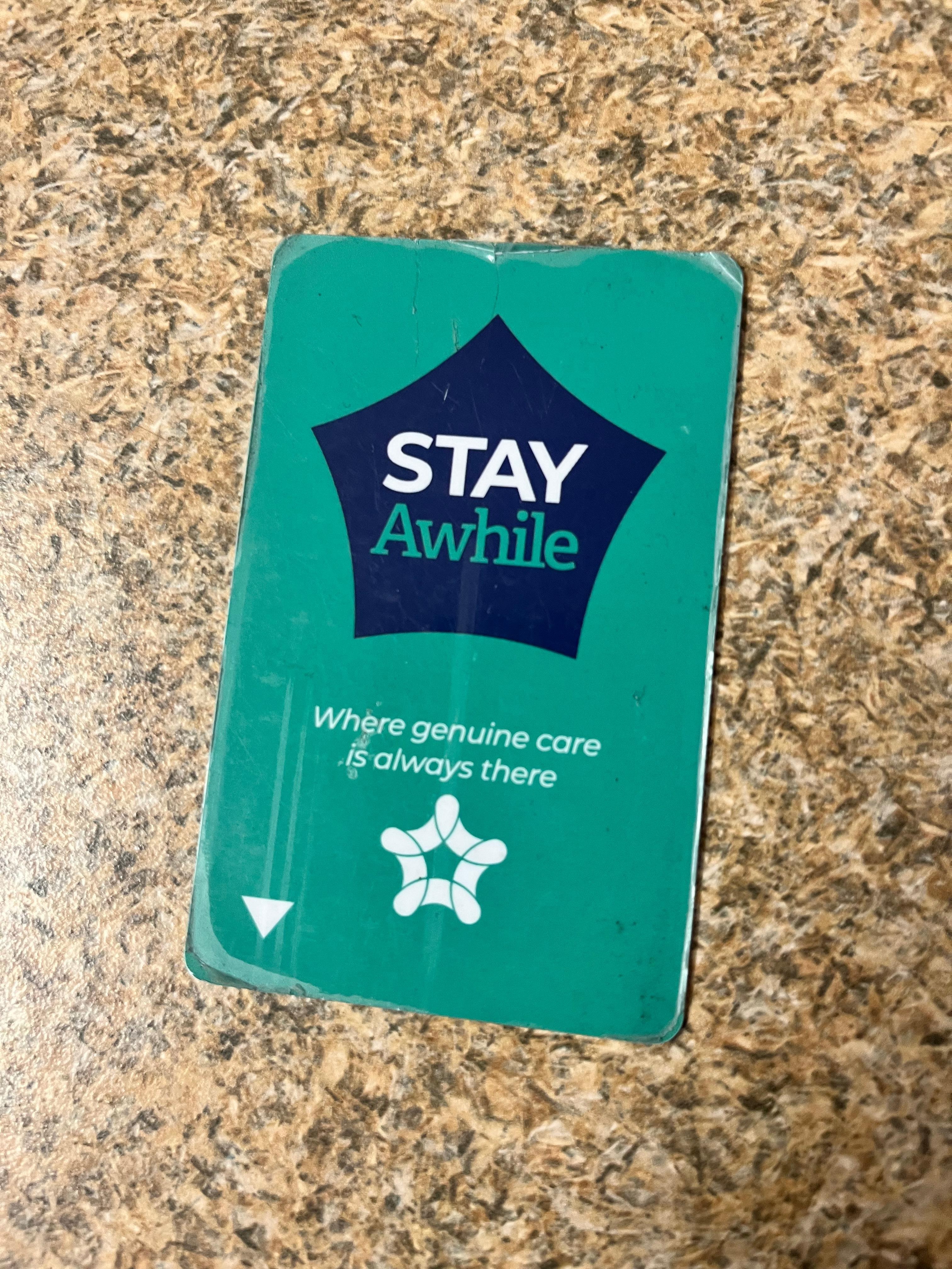 Given very used room key that they wouldn’t replace.