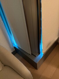 Shades stuck closed - zero view