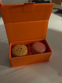 Gåva som fanns på rummet. Mycket annat gott fanns på rummet!