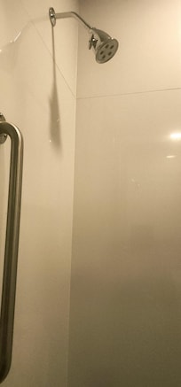 No soap dishes or disabled hand railing