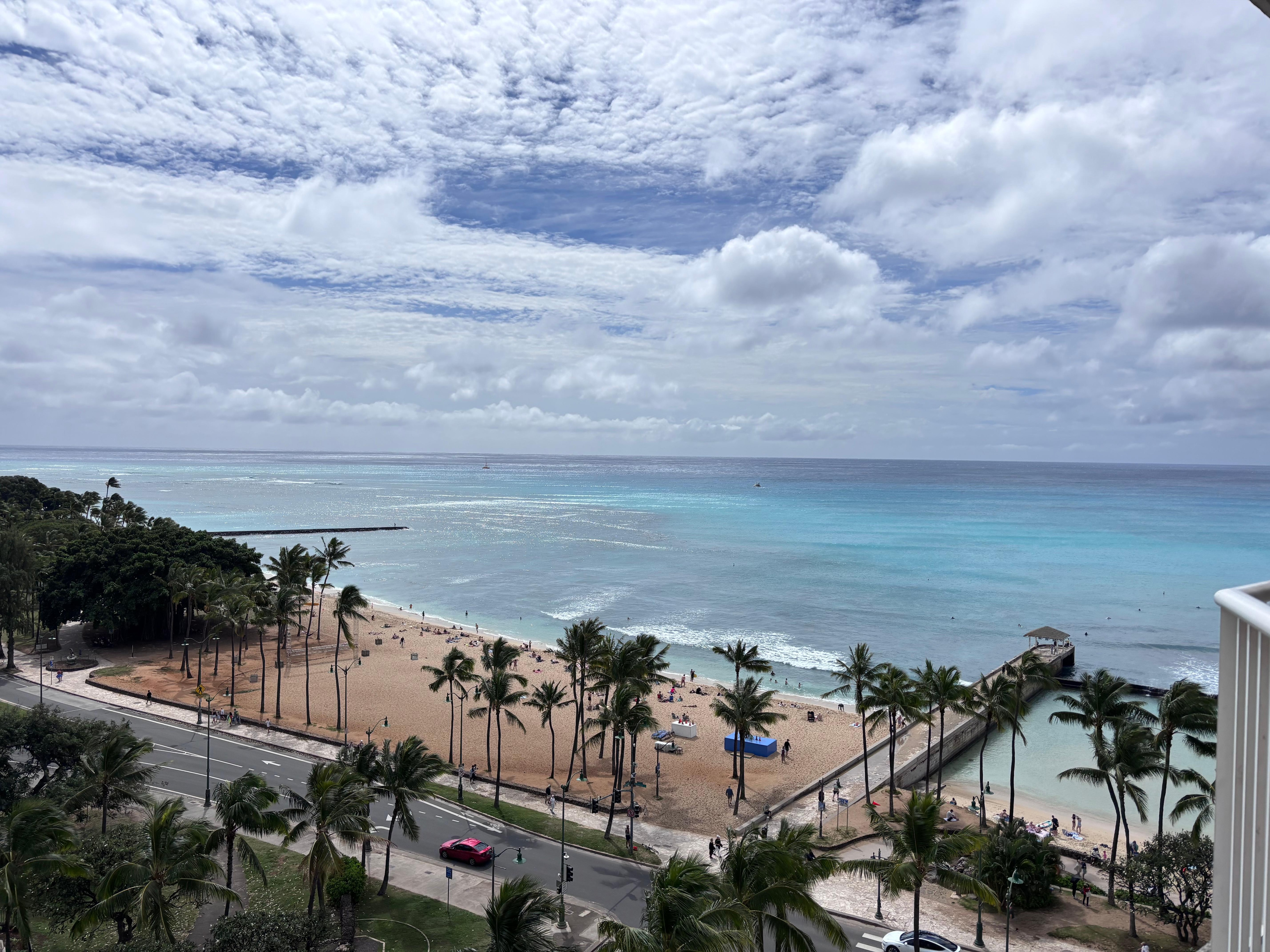 Our view from our room 