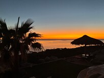 Gorgeous view from the back patio of the property