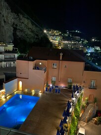 Night view from our room