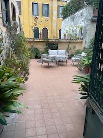This was the lovely terrace from my bedroom.