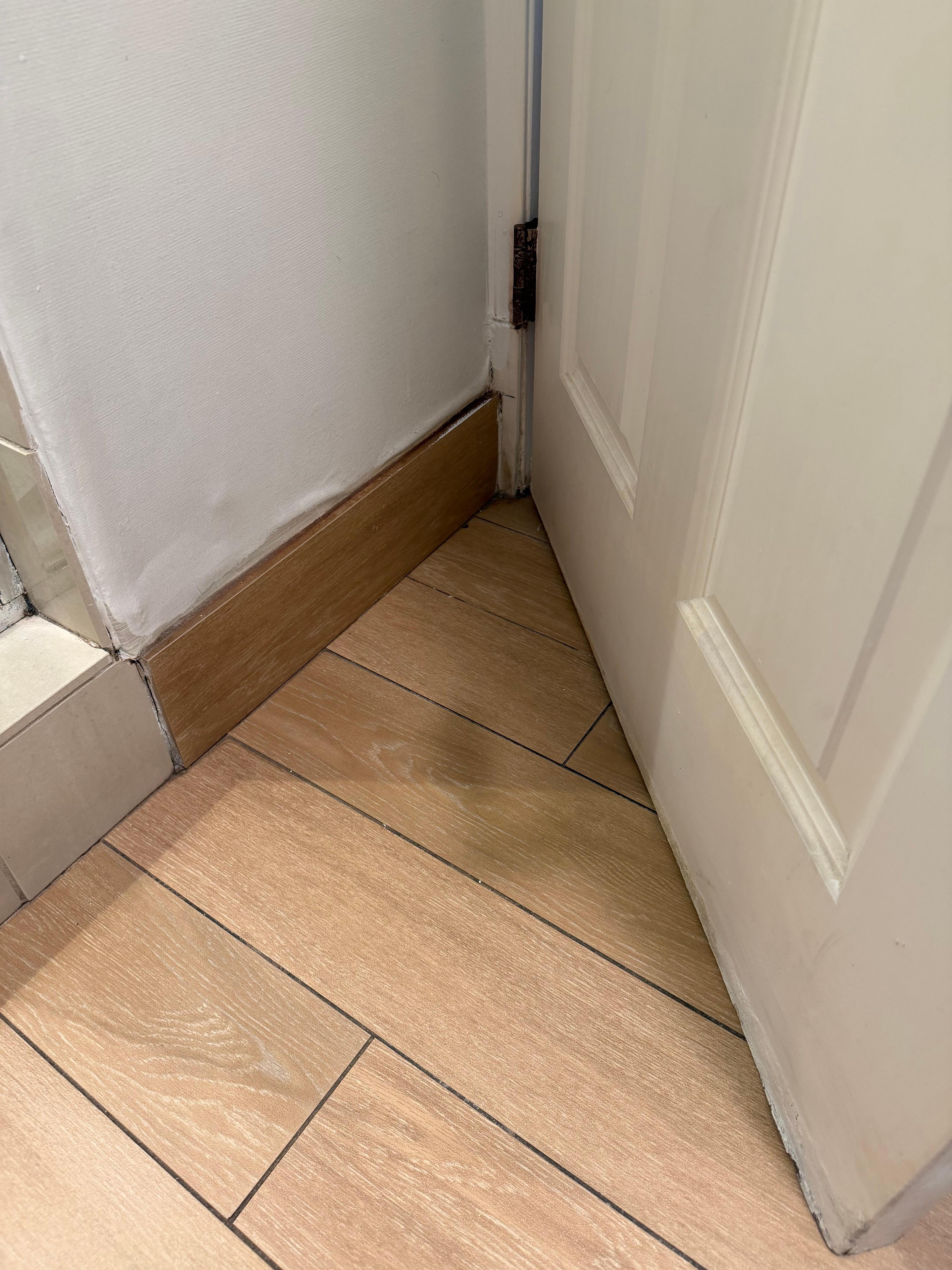 Bathroom had so much moisture from no ventilation the walls and trim had mildew everywhere