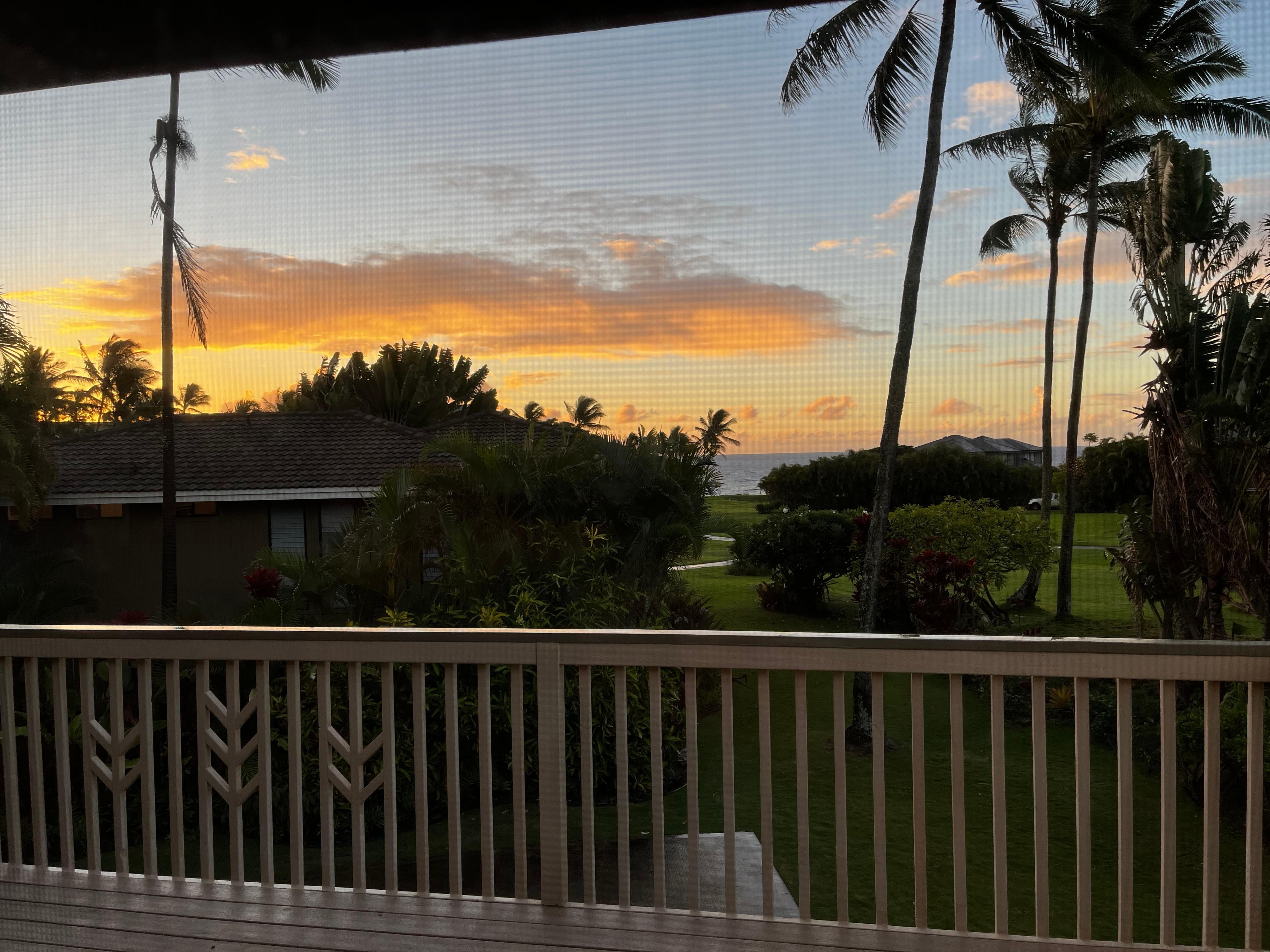 View from Hale Poipu deck