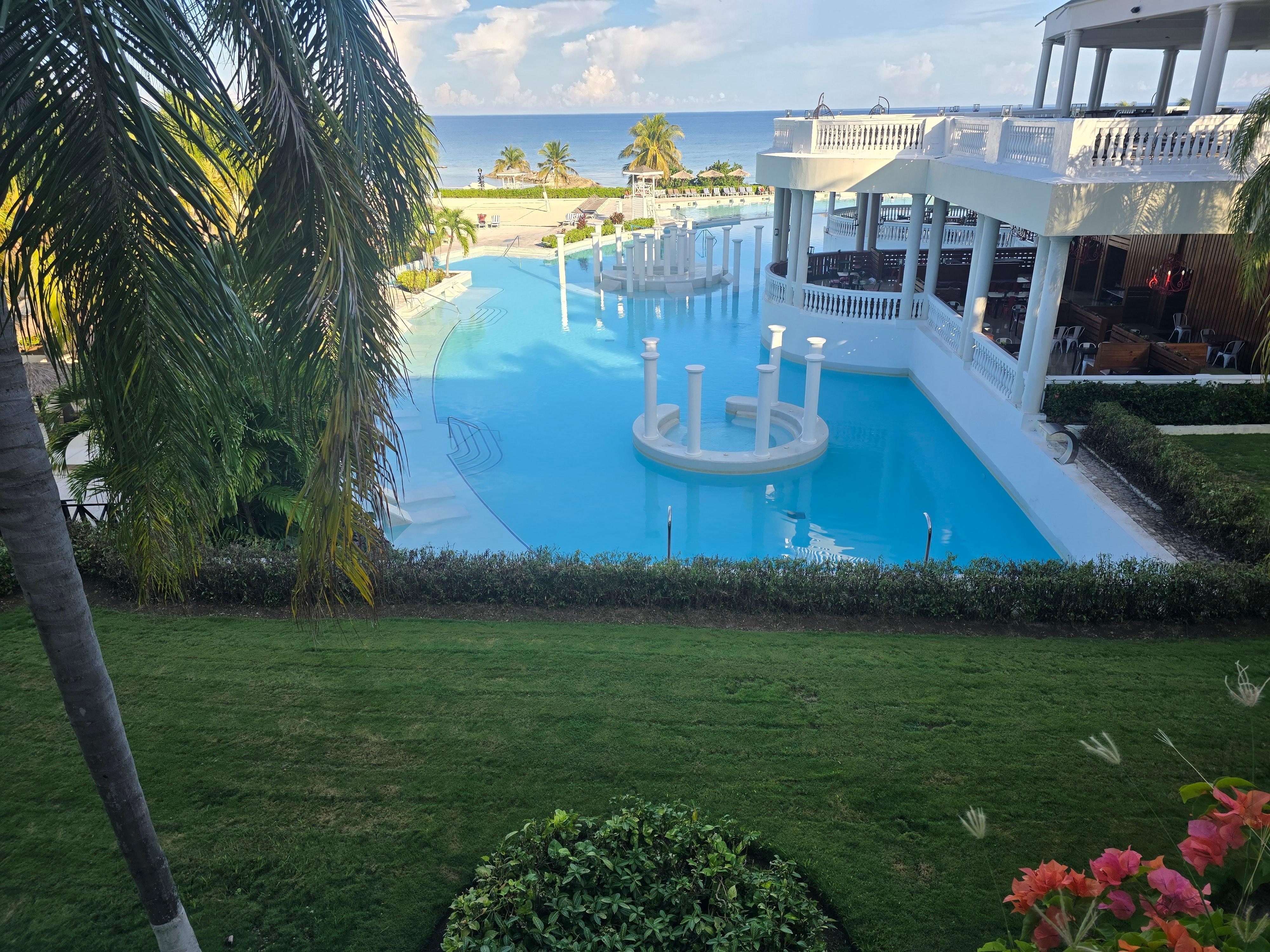 Only part of the pool! Its huge