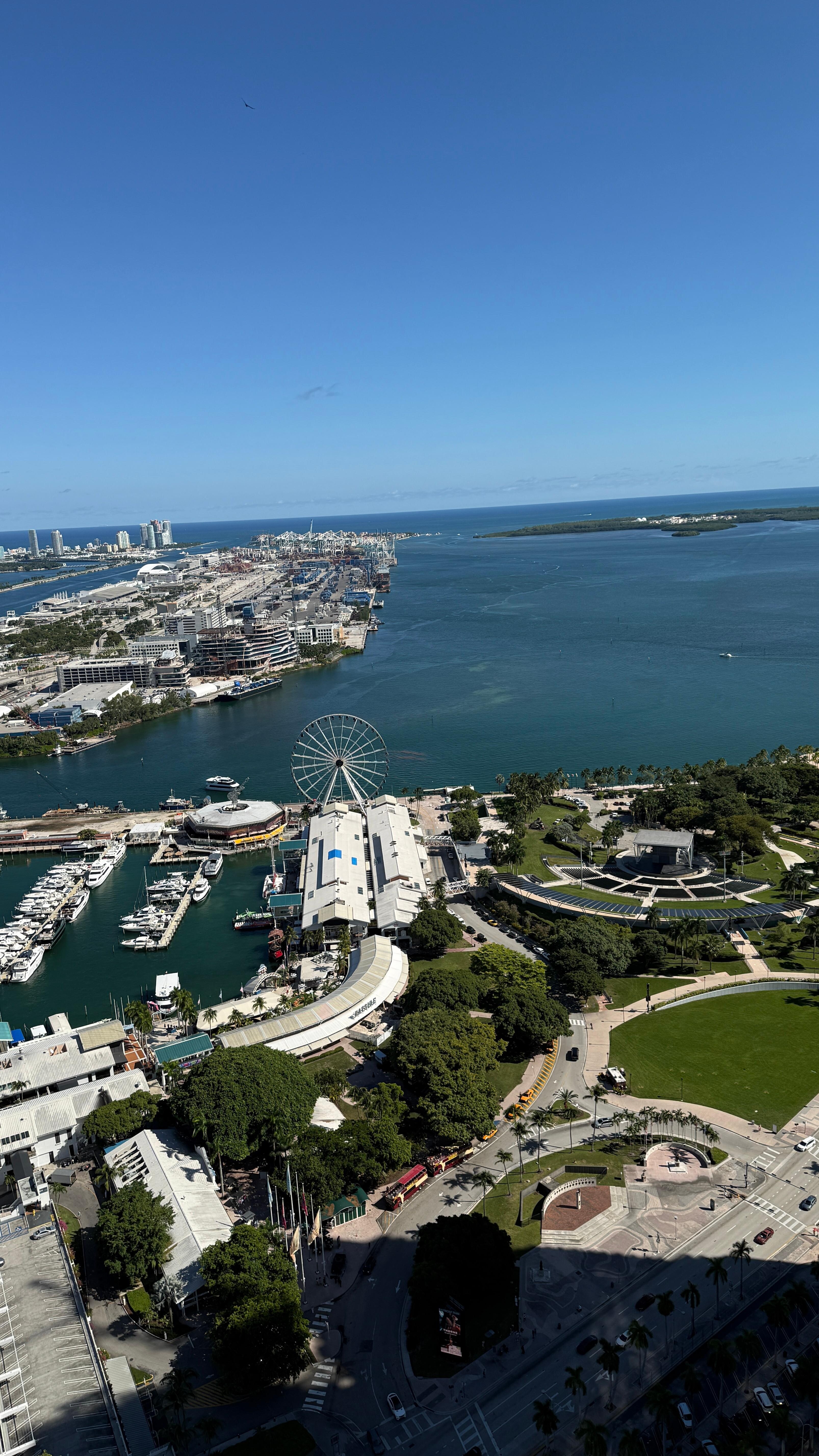 View in the daytime from my 45th floor room