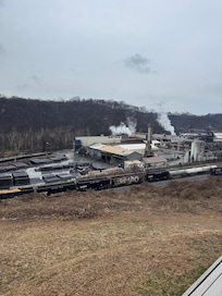 View from the deck of the factory below