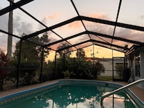 We enjoyed beautiful sunsets from the lanai.