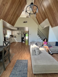 Inside the house