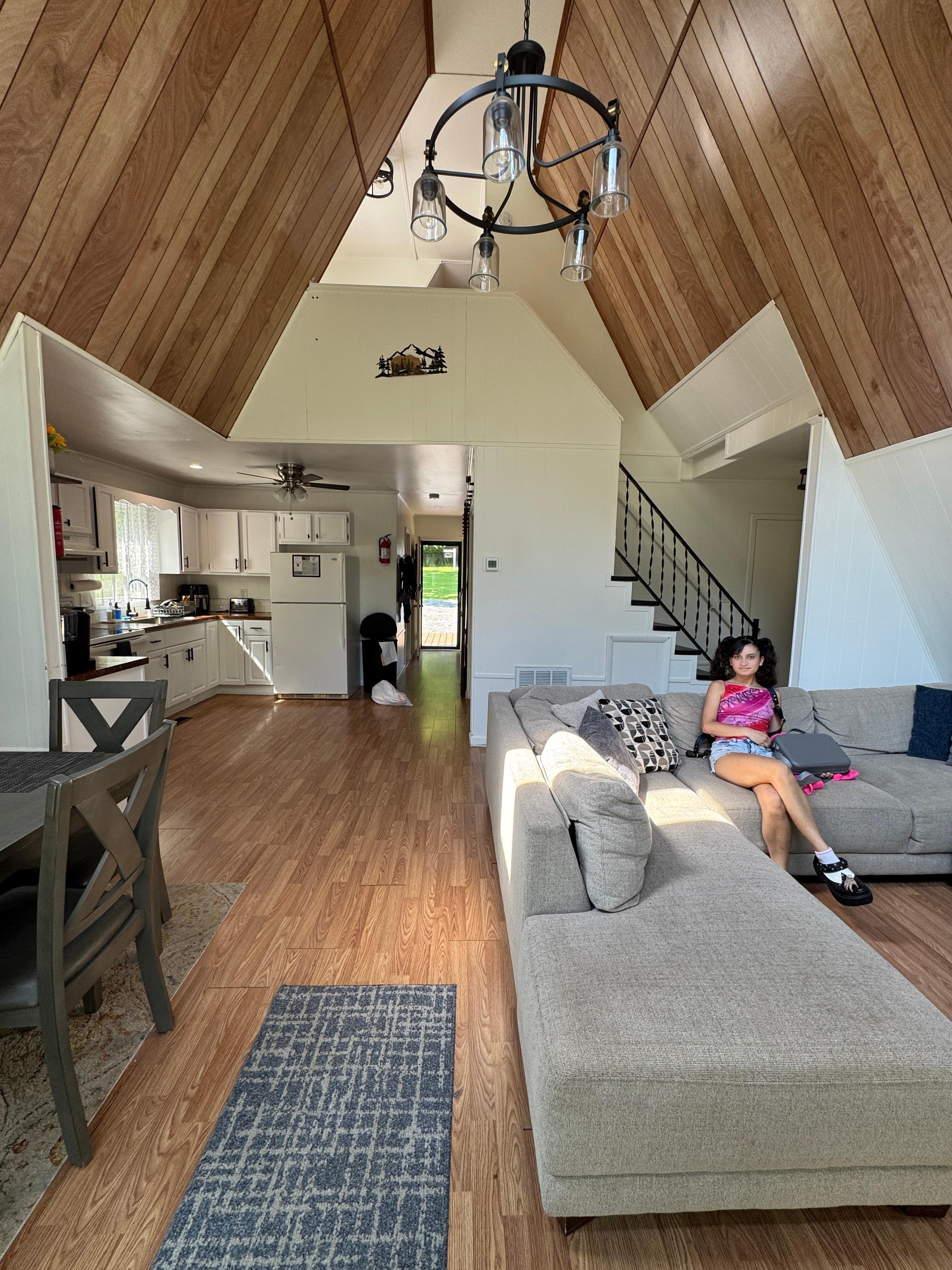 Inside the house