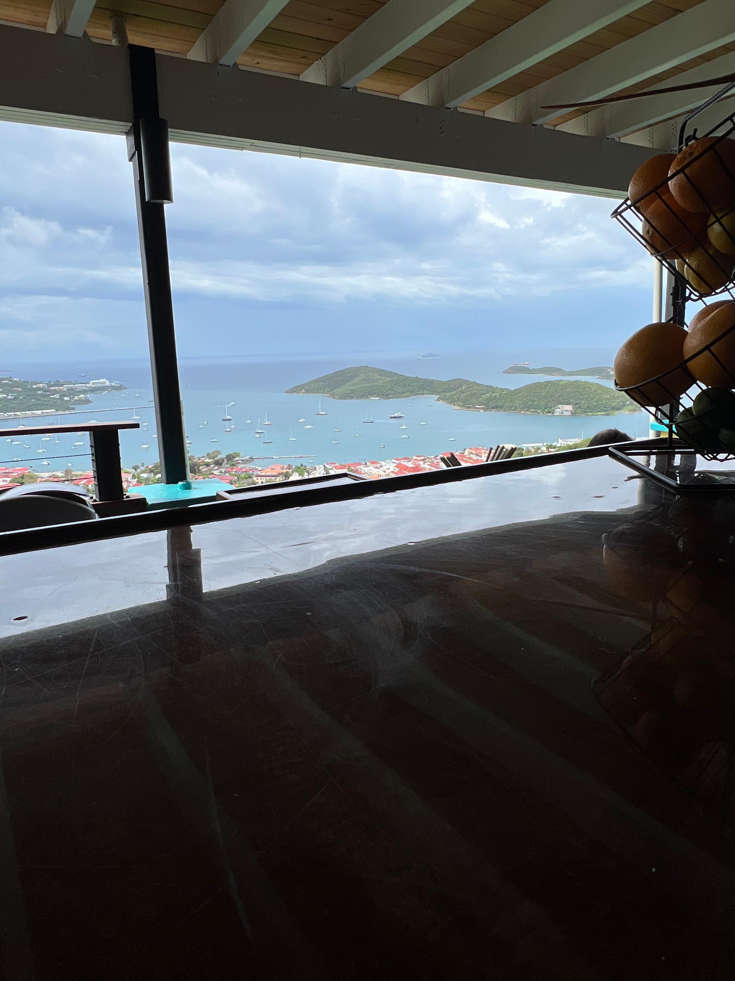 View from the hotel restaurant 