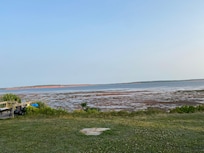 The view at low tide.